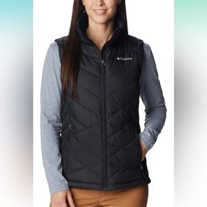 Columbia Women's Heavenly Black Puffer Vest Women Plus Size 2X